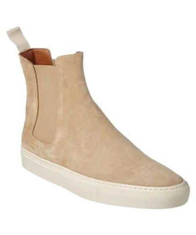 Common Projects Chelsea Suede Boot In Beige