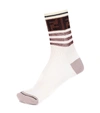 Fendi Logo Cotton-blend Socks In White