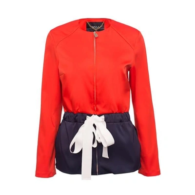 Nissa Casual Jacket In Contrasting Colours