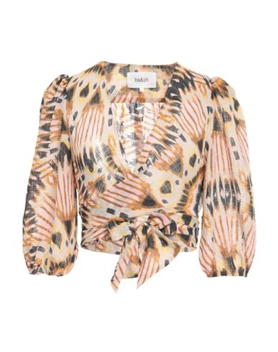 Ba&sh Ba & Sh Woman Wrap Cardigans Sand Size 2 Polyester, Elastane In Beige