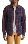 The Normal Brand Mountain Regular Fit Flannel Button-up Shirt In Cider Plaid