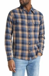 The Normal Brand Mountain Regular Fit Flannel Button-up Shirt In Maple Plaid