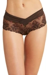 Chantelle Lingerie Champs-élysées Hipster Panties In Glossy Brown-q2