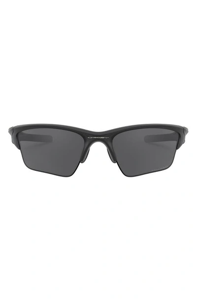 Oakley Half Jacket® 2.0 62mm Polarized Rectangular Sunglasses In Matte Black