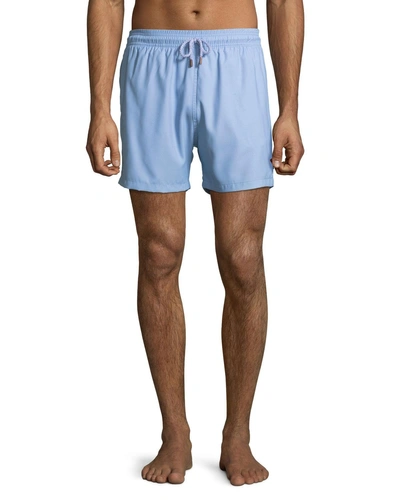 Retromarine Solid Swim Trunks, Gray