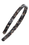 France Luxe Skinny Headband In Pavlova Black