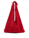 The Row - Bindle Suede Bag - Womens - Red
