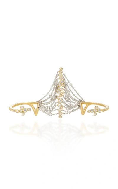Mike Joseph Amante Double Band Ring In Gold