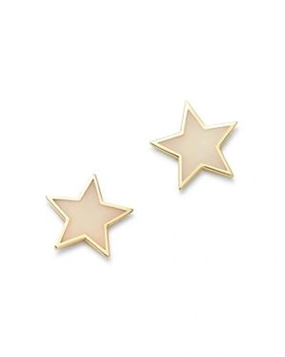 Suel 14k Yellow Gold Star Earrings In Pink/gold