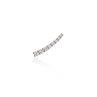 Alinka Jewellery Dasha Small Left Ear Cuff White Gold