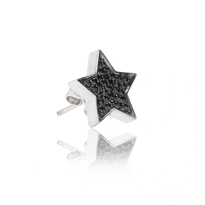 Alinka Jewellery Stasia Stud Earring Black Diamonds