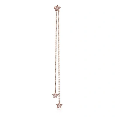Alinka Jewellery Stasia Mini Chain Drop Earring Rose Gold