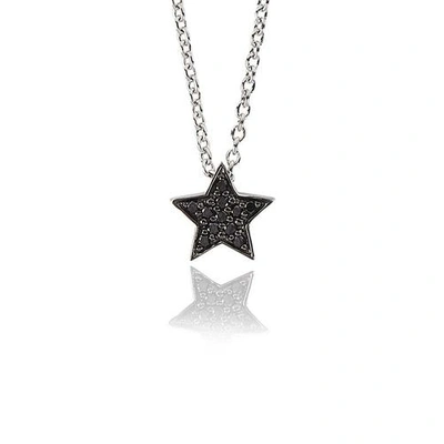 Alinka Jewellery Stasia Mini Necklace Black Diamonds