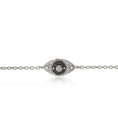 Alinka Jewellery Evil Eye Bracelet White Gold