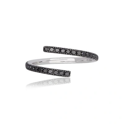 Alinka Jewellery Eclipse Ring Black Diamonds