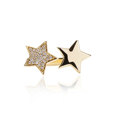 Alinka Jewellery Stasia One Star Ring Yellow Gold