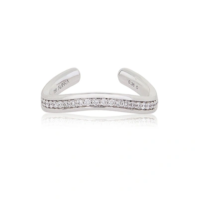 Alinka Jewellery Tania Thumb Ring Full Surround White Gold