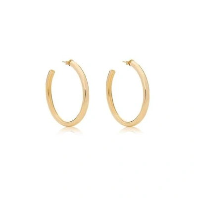 Edge Of Ember Mini Tube Gold Hoops