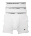 Polo Ralph Lauren Mens White Classic Fit Cotton Trunks 3-pack