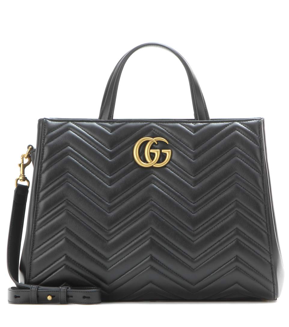 Gucci Gg Marmont Medium Matelasse Leather Top Handle Shoulder Bag ...