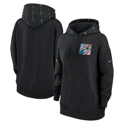 Nike New England Patriots Crucial Catch Club  Women's Nfl Pullover Hoodie In Black