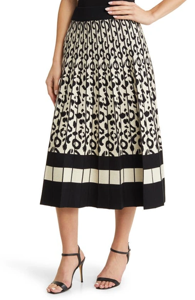 Nikki Lund Mija Jacquard Skirt In Black