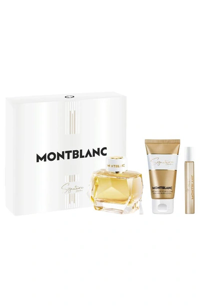 Montblanc Signature Absolue Set In Neutral