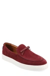 Taft 365 Suede Loafer In Cherry