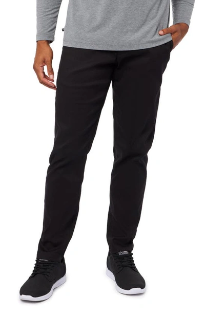 Travismathew Everyday Cotton Blend Chinos In Black