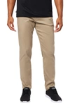 Travismathew Everyday Cotton Blend Chinos In Khaki