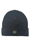 Faherty Workwear Merino Wool Beanie In Charcoal Hthr