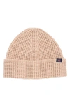 Faherty Waffle Knit Beanie In Oatmeal Heather