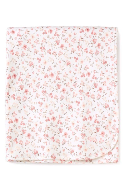 Petite Plume Kids' Pima Cotton Baby Blanket In Dorset Floral