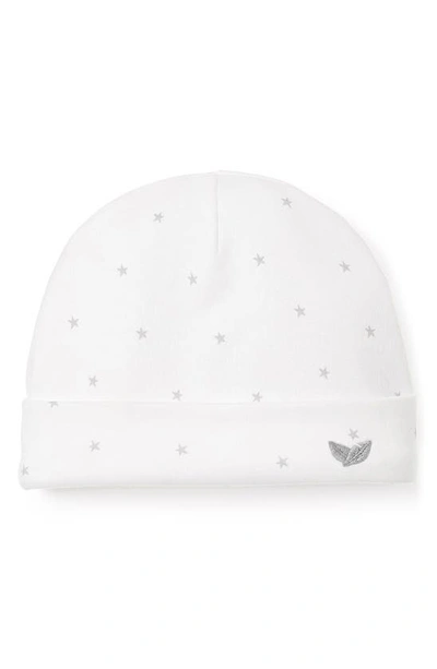 Petite Plume Babies' Pima Cotton Knit Hat In White