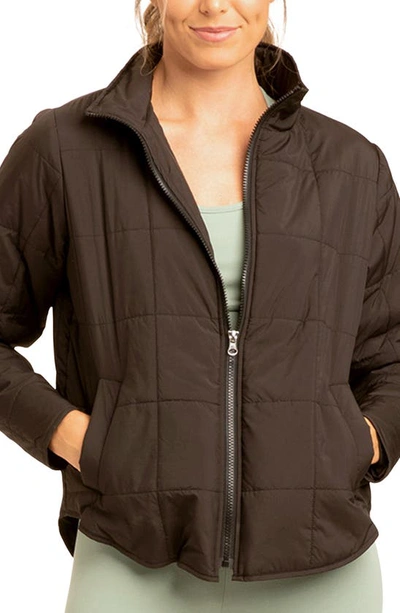 Threads 4 Thought Athene Packable Puffer Jacket In Black