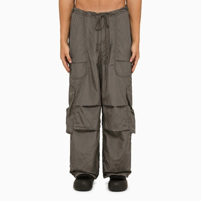 Entire Studios Nylon Rock Cargo Trousers In Grey