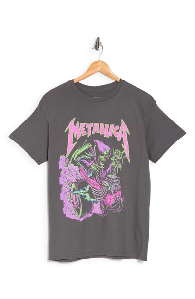 Merch Traffic Metallica Grim Reaper Graphic T-shirt In Solid