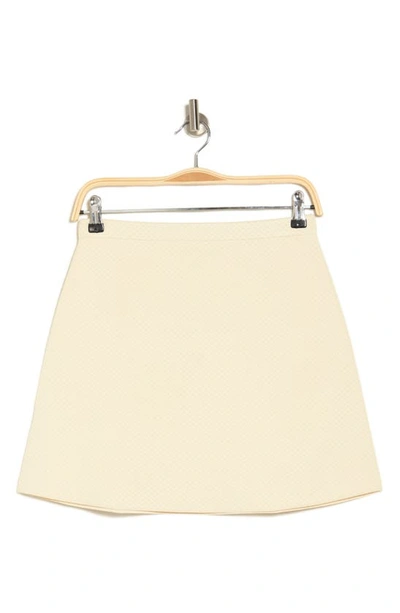 Theory Teslia A-line Skirt In Vanilla Cream