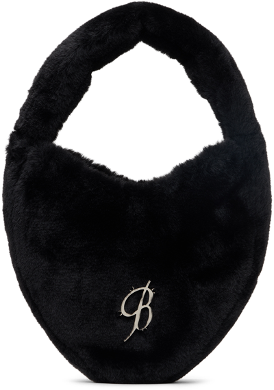 Miss Blumarine Logo-plaque Shoulder Bag In Black