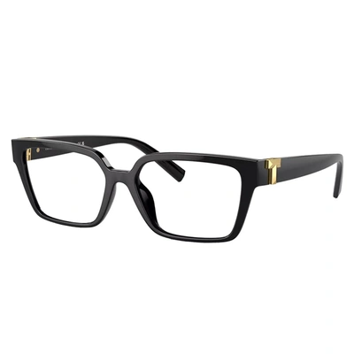 Tiffany & Co Tf 2232u 8001 53mm Womens Rectangle Eyeglasses 53mm In Black