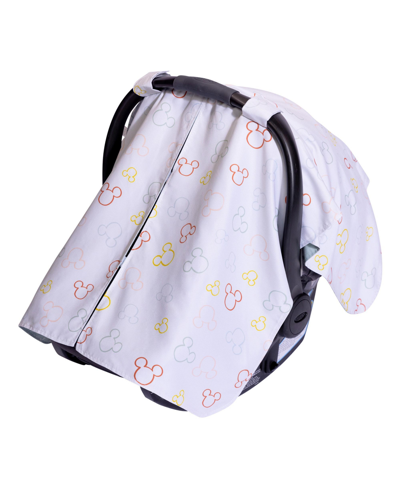 J L Childress Disney Mickey Mouse Baby Boys And Girls Reversible Car Seat Canopy In Lavender Minnie