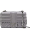 Prada Large Diagramme Shoulder Bag In Grey