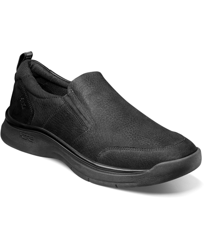 Nunn Bush Men's Mac Leather Moc Toe Slip-on Shoes In Brown