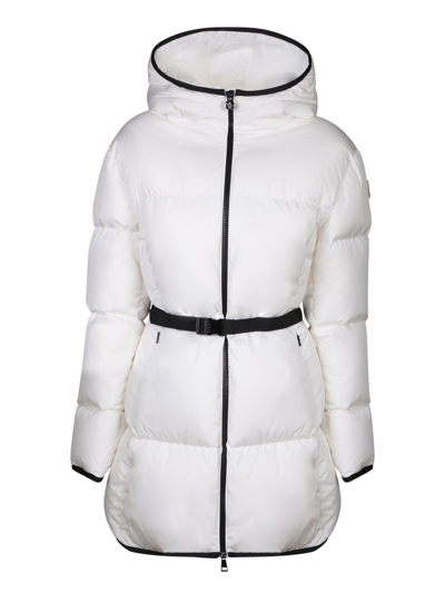 Moncler Sirli Hooded Puffer Jacket In White