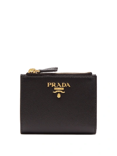 Prada Small Saffiano Leather Wallet - 黑色 In Black