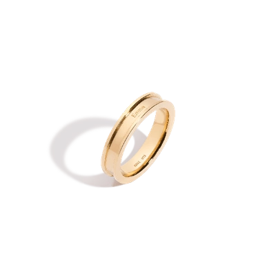 Aurate New York Mini Column Ring In White