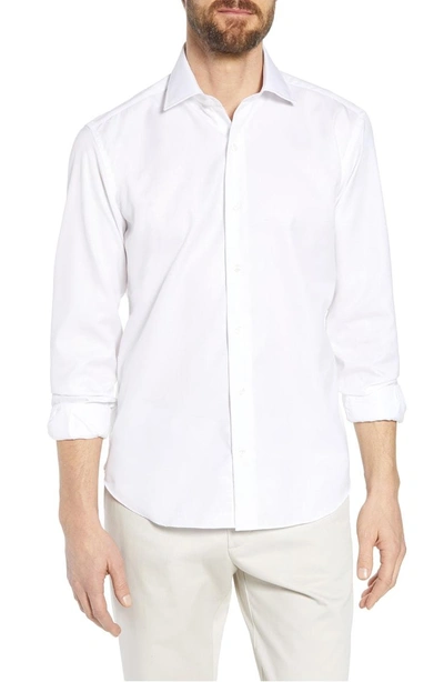 Culturata Crease Free Extra Soft Sport Shirt In White