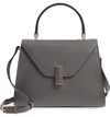 Valextra Iside Mini Top Handle Bag - Grey In Fumo Di Londra