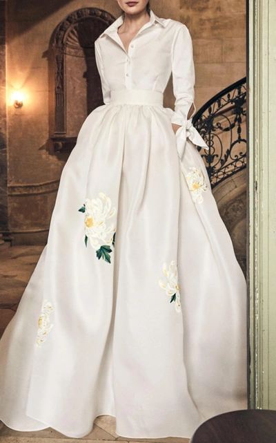 Carolina Herrera Bridal Halstead Ball Skirt In Ivory | ModeSens