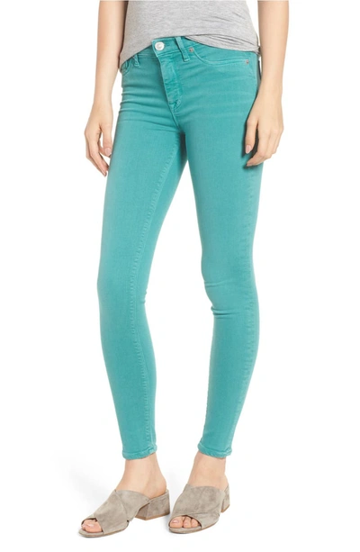 Hudson Nico Mid Rise Super Skinny Ankle Jean In Dusted Jade